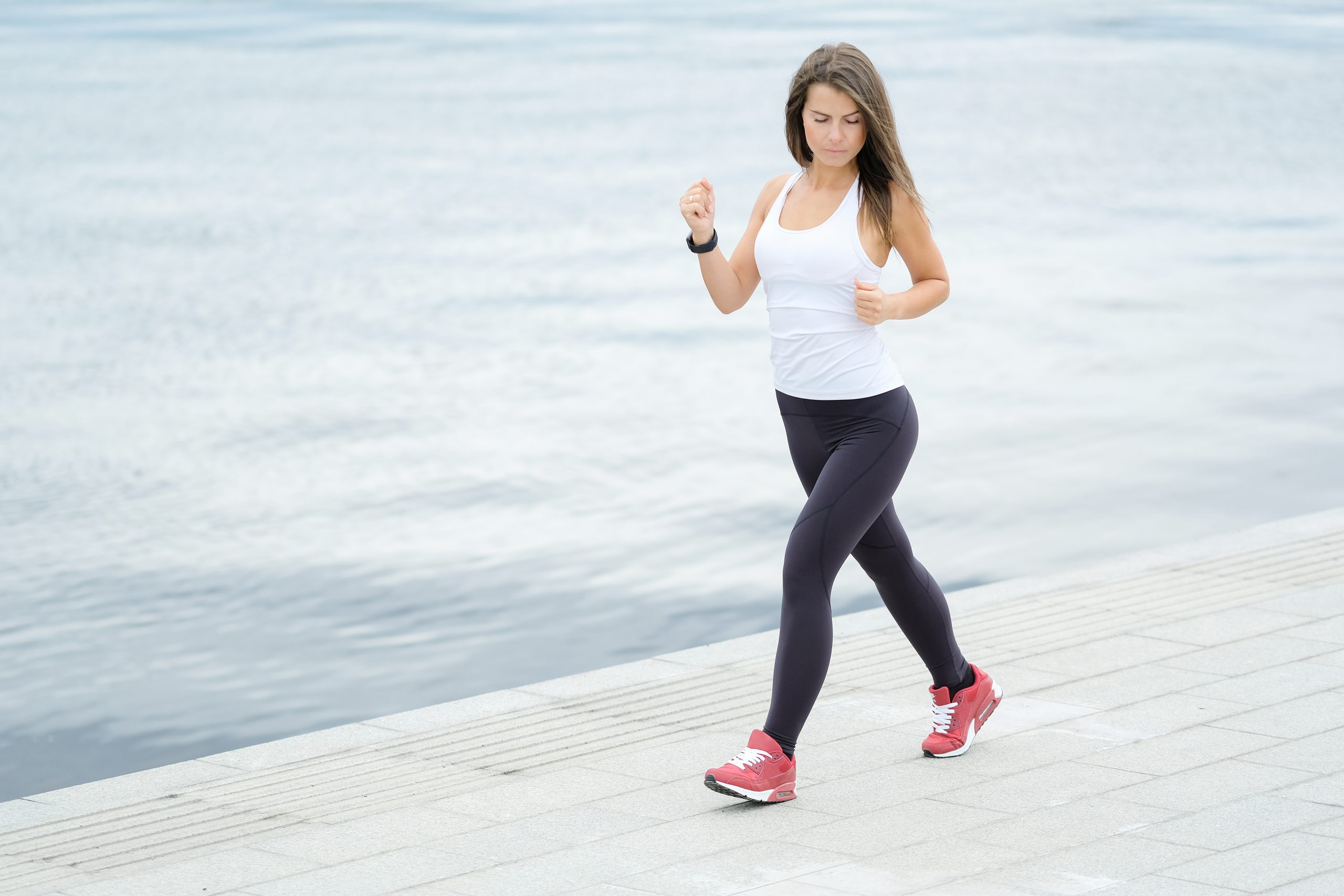 Woman doing light exercise to prevent kidney disease progression